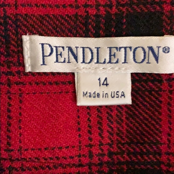 Authentic Pendleton Wool Plaid Lined skirt - Picture 3 of 3